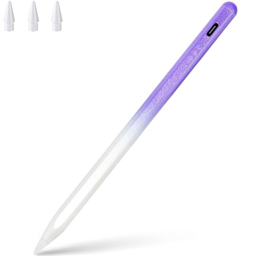 Image of Stylus Pen for ipad, Active Pencil with Quick Charge, Palm Rejection Tilt Sensor, Magnetic Pen Compatible with 2018-2022 iPad Pro 11 inch /12.9 inch /10 /9 /8 /7 /6,iPad mini 5 /6,iPad Air3 /4 /5