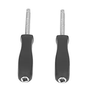 Socket Drive Handle 2Pcs Drive Spinners 1/4in Socket Handles for Repair Maintenance, Star Drive Screwdrivers