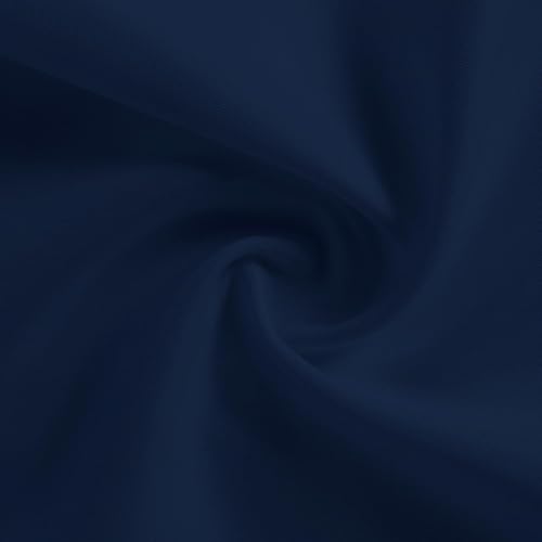 Image of Set of 6 Cloth Napkins for Dining Table Dinner Napkins Cloth 15x15 Party Wedding Cocktails Restaurant Decoration Napkins-Dark Navy Blue