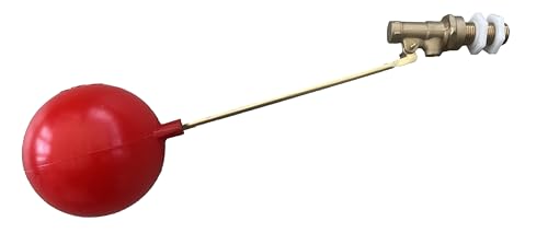 PlumbEZ 1/2 Inch Part 1 Ball-Cock Float Valve with Ball/Float. Manufactured to BS1212