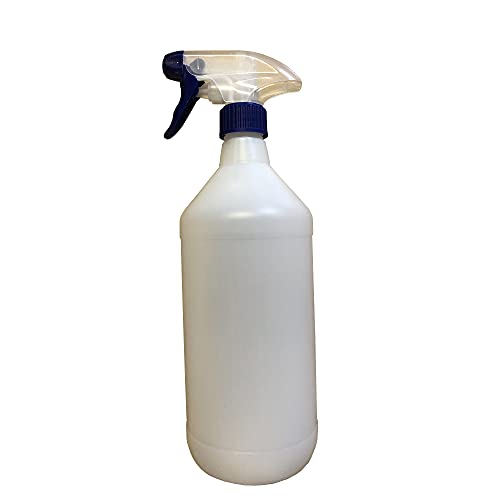 CPL Fabbrika. Botella vacía de plástico con pulverizador en espray. Capacidad de 1 litro.