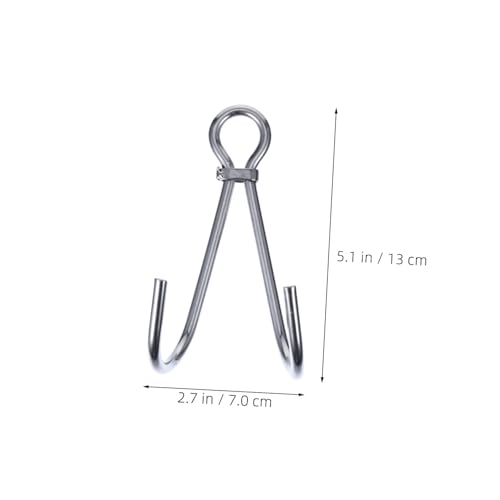 Crochet Double INOX Plongée Évite la Perte de Matériel Mikinona - 2