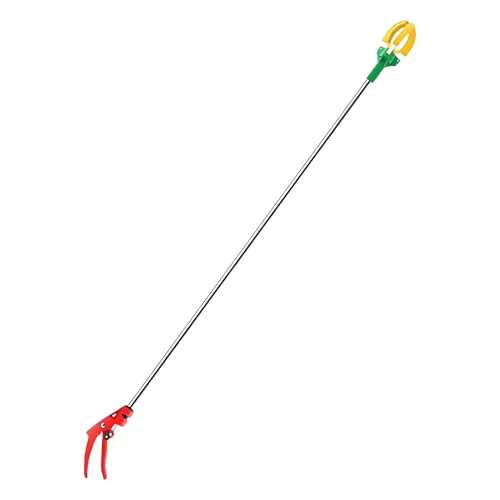 Doiyislem Recolector De Frutas De Árbol | Herramienta Telescópica de Garras para,Herramienta Manual de Ajustable para Peras Nísperos Aguacates Cerezas y Caquis