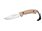 la trincante marcadet - Peso: 140 g LO TRINCO YO Muela Cuchillo PHANTOM-12D/K hoja de acero MoVa1.4116 de 12 cm y empuñadura de Micarta color desierto con separadores negros para Caza, Pesca, Supervivencia y Bushcraft.