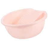 Planche à laver le linge : la bassine avec planche à laver intégrée est unique et pratique, un allié précieux pour votre maison, vous apportant beaucoup de confort