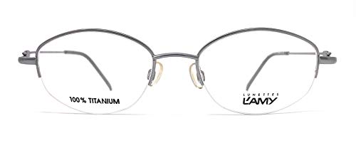 Gafas de vista L'Amy de titanio celeste sofisticación premium para mujer 2