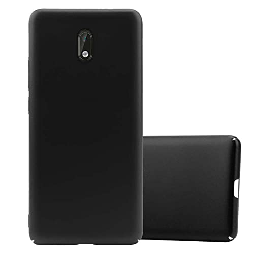 Cadorabo Funda para Nokia 3 2017 en Metal Negro - Cubierta Protección de Plástico Duro Super Delgada e Inflexible con Antichoque - Case Cover Carcasa Protectora Ligera