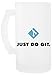 Just Do Git Szkło Piwo Kubek Beer Mug