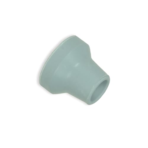 GiMa 27796 Gummi Topper, 16 mm Durchmesser, 5 Stück, grau
