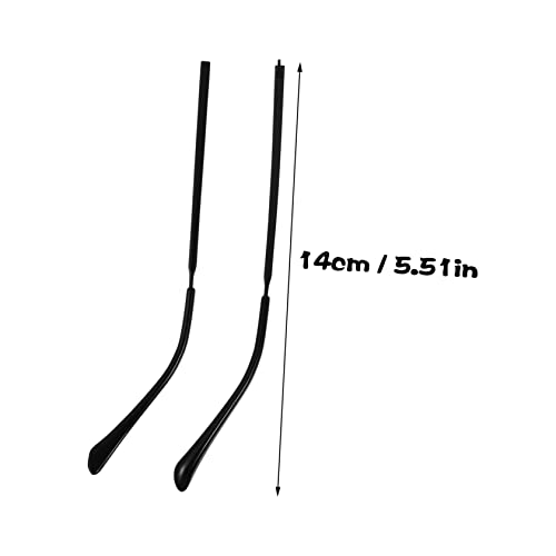 Generic 2 Pares De Óculos Maioria Pontas Hastes Óculos Antiderrapantes Polegadas - Dobradiça E Para