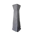 Blue Sky Outdoor Living 91" Full-Length Protective Cover for Pillar of Flame Gas Patio Heater, Weatherproof Outdoor Gas Heater Cover, Gray