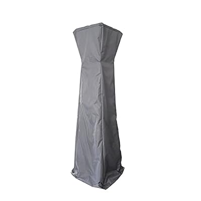 Blue Sky Outdoor Living 91" Full-Length Protective Cover for Pillar of Flame Gas Patio Heater, Weatherproof Outdoor Gas Heater Cover, Gray