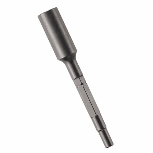 BOSCH HS1824 1-Piece 5/8 In. & 3/4 In. x 10 In. Ground Rod Driver Tool Round Hex/Spline Hammer Steel
