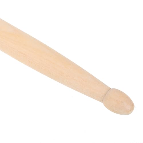 2 pares de baquetas de madera para batería, modelo 5A, acabado natural, para jazz y percusión, color beige miniatura 3