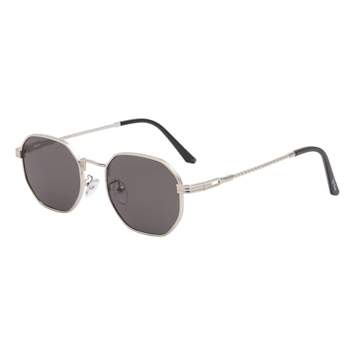 Image of Ted Smith Full Rim Oval Shape Branded and Stylish Sunglasses | Polycarbonate Lens & 100% UV Protection | Men & Women | Small to Medium | 52-21-140