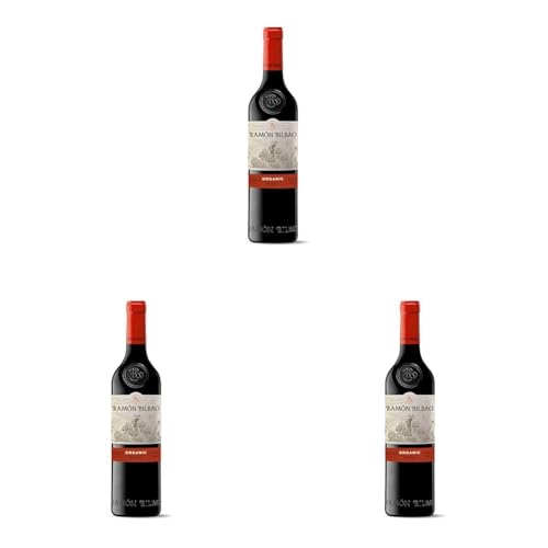 Ramón Bilbao - Vino Tinto Tempranillo - Vino Orgánico D.O. Rioja - Botella Individual 750 ml (Paquete de 3)