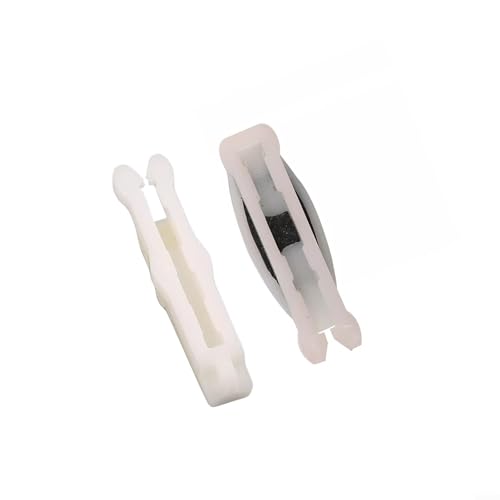 Yhenlovtt Car Seat Slide Guide Block 2 Pcs Compatible For Passat B5 1J0881204A 1J0881203A Left Right Replacement Interior Trim Parts Plastic