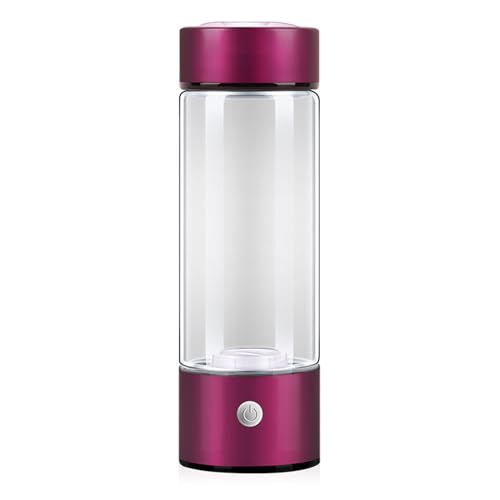 Botella de Agua de hidrógeno Filtro de Agua eléctrico Generador de Agua de hidrógeno 420 ml Fabricante de ionizador de Agua Rica en hidrógeno USB Botella de Vidrio Ionizador de AGU