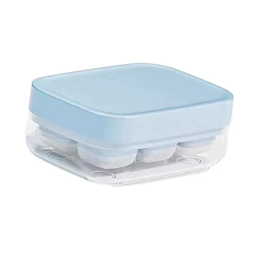 Bandeja de cubitos de hielo flexible de silicona con tapa miniatura 3