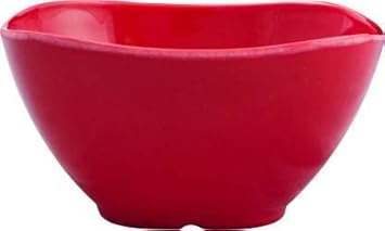 Melamine Microwave Safe Solid Vegetable Bowl??(Red, Pack of 5) 5 Inch