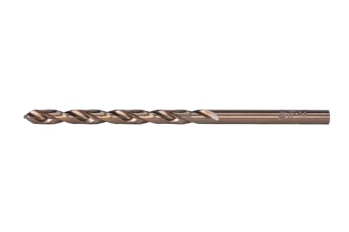 Image of Century Drill & Tool 26810 Cobalt Drill Bit, 5 /32 inch, Pro Pack of 6 | Straight shank, 3-1 /8 inch overall length, 135 point, cuts stainless steel, hard metals & metal