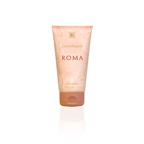 Laura Biagiotti – Roma Donna Body Lotion 150 ml – Crema Corpo Donna – Fragranza Orientale Speziata – Note Fresche e Fiorite – Flacone a Tubo