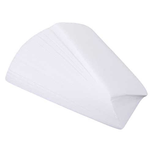 FRCOLOR 200pcs Beeswax Hair Removal Paper Eyebrow Facial Strips Non Woven Safe Smooth