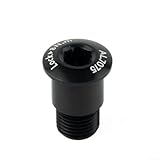 for Bike Rear Derailleur Fixing Bolt, Aluminum Alloy 15mm Rear Derailleur Hanger Screw for TX35 TZ Gear Mech, Black Derailleur Mounting Bolt(Long)