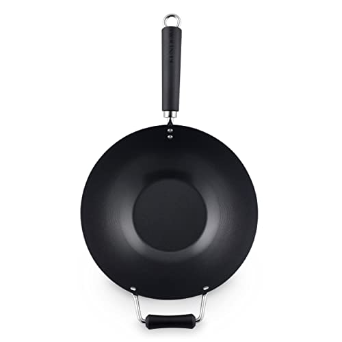 Ken Hom Wkh431001 Wok, Color Negro, Acero Al Carbono, 31 Cm