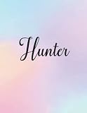 Hunter: Dot Grid Notebook 8.5 x 11| For Graphing Pad, Design Book, Work Book, Planner, Dotted Notebook, Bullet Journal, Sketch Book, Math Book - V.862