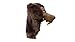Ghoulish Productions, Brown Bear Helmet Halloween Party Adult Costume Latex Mask