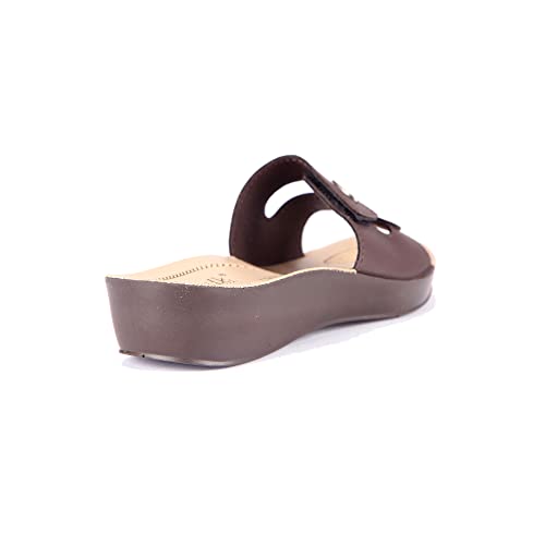 Image of AEROWALK Stylish Fashion Slipper for Women | Comfortable| Lightweight | Anti Skid | Casual Office Footwear (0402 women)