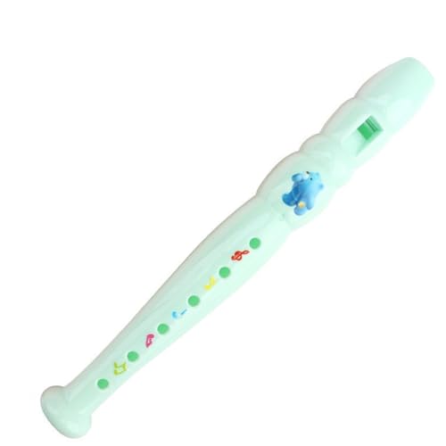 KANLVU Flauta Soprano para Niños Dibujos Animados 6 Agujeros Flauta Dulce Instrumentos Musicales Principiante Flautín para Música Aprendizaje Temprano Regalos(Light Blue)