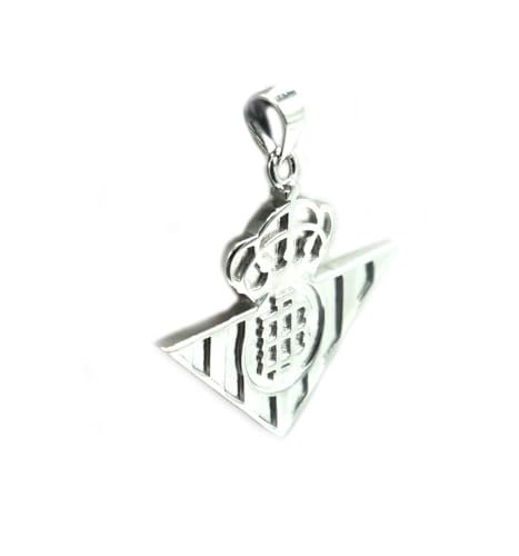 DJ CIUDAD DE JOYAS Colgante Oficial plata escudo Real Betis