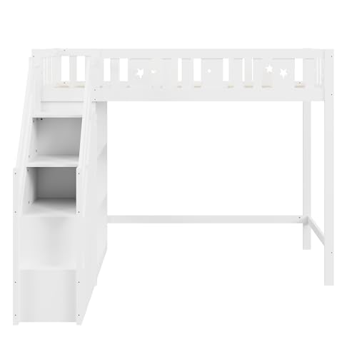 skematisk view of the loft bed structure for assembly reference