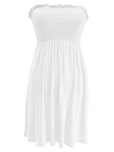 Cloth Garage® Trägerloses Bandeau-Kleid...