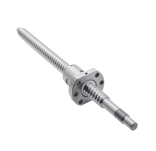 Metal Ball Screw nut Ballscrew SFU1605 200 300 350 400 450 500 600mm Ballscrew Flange Single Ballnut BK/BF12 RM1605 End Machined CNC(550mm)