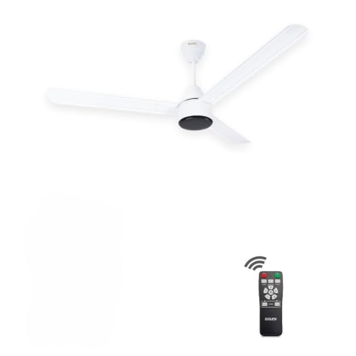 Image of EcoLink AiroMax BLDC 1200mm Ceiling Fan - White | Power-Saving BLDC Technology | High Airflow Performance | Low Noise | 2-Year Warranty | Pack of 1