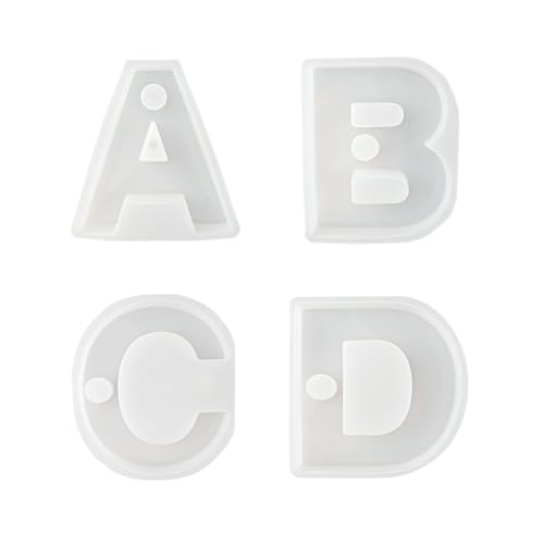 Geometric Letter Candlestick Siliocne Mold Handmade Plaster Epoxy Resin Holder Molds Home Decorations