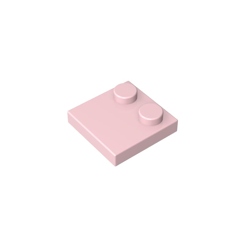 33909 Foundation Plate Special 2x2 with Only 2 Studs, light pink, 50 PCS