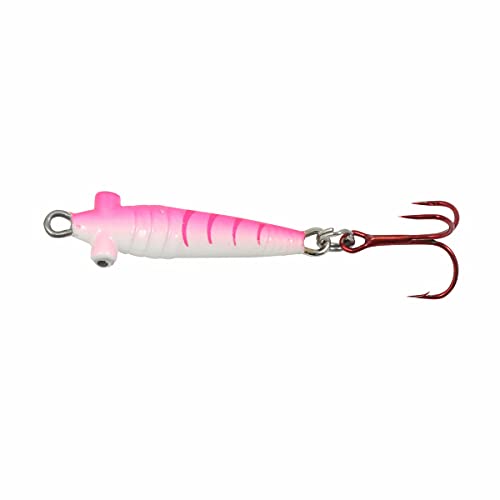 Northland Fishing Tackle Bro Bug Ice Fishing Spoon, UV Pink Tiger, 1/16 Oz, 1/Cd