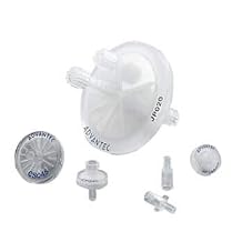 Advantec 50JP050AN Syringe Filters, 0.5 um Hydrophobic PTFE, 50 mm; 10/Pk