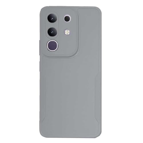 Image of Soft Flexible Back Cover Compatible with Vivo T4x 5G / iQOO Z10x 5G - Silicone Grey