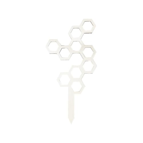 Aymzbd Enrejado para Plant Interior, Soporte Panal para Monstera en Maceta