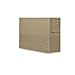 GRAINGER APPROVED Locker End Base, D 12 in, H 6 in, Tan