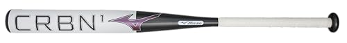 Batte de Softball Mizuno CRBN1 Fastpitch Blanche et Noire de 71 cm -11