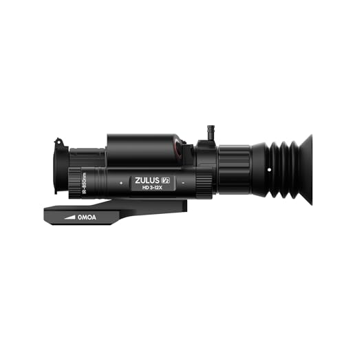 DNT Optics Zulus HD V2 3-12x Digital Day/Night Vision Scope with Infrared and Rangefinder &...