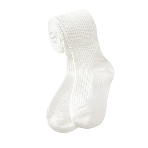 Toddler Kids Baby Girls Cotton Leggings Knitted Tights Stretchy Full Length Pants Pantyhose Athletic Socks