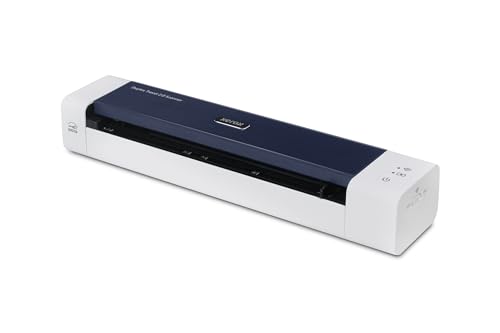 Xerox® Duplex Travel 2.0 Scanner - Wireless Scanner for Mac and PC, Battery-Powered, USB and Wi-Fi Connections, scan Paper documents, Cards and Receipts, scan Both Sides of a Document in Four Seconds