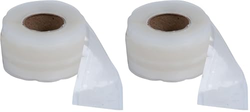 Image of Gardner Bender HTP-1010CLR Self-Sealing, Silicone Repair Tape, 1 in. x 10 ft., Clear (Pack of 2)